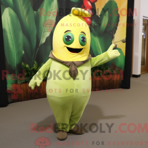 Oliven Baa maskot kostume...