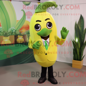 Olive Baa-mascottekostuum...