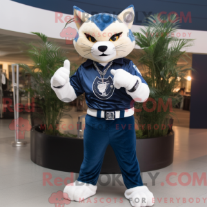 Marine Lynx mascottekostuum...
