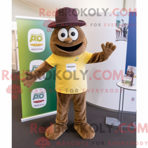 Brown Pesto Pasta mascot...