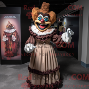 Bruine clown...