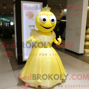 Máscara de raio amarelo com...