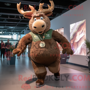 Costume de mascotte d élan...