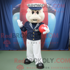 Navy jonglere maskot...