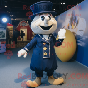 Navy Juggle-mascottekostuum...