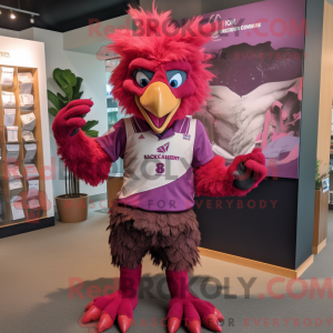 Magenta Harpy maskot...