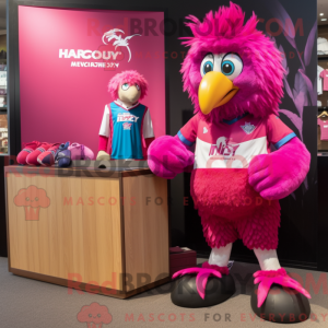 Magenta Harpia máscara de...