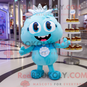 Postava maskota Sky Blue...
