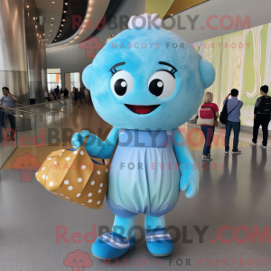 Postava maskota Sky Blue...