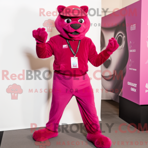 Disfraz de mascota Magenta...