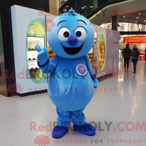 Azul mas máscara de dragão...