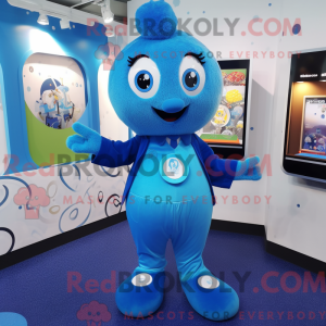 Blue But mascot costume...
