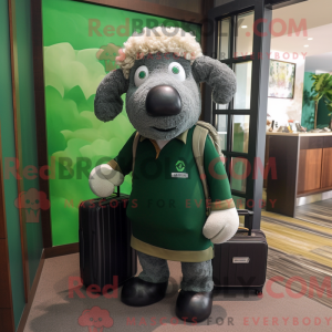 Forest Green Suffolk Sheep...