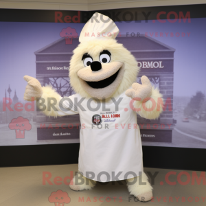 White Jambalaya mascot...