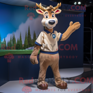 Tan Deer-maskotdraktfigur...