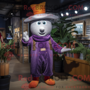 Purple Carrot mascot...