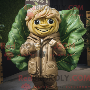 Tan Cabbage Leaf...