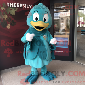 Disfraz de mascota Teal...
