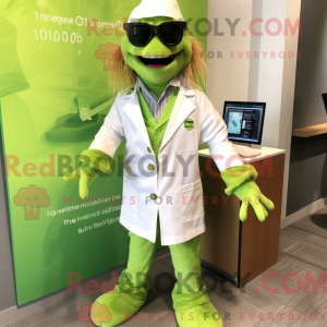 Lime Green Doctor maskot...