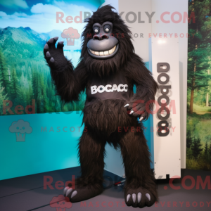 Sort Sasquatch maskot...