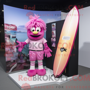 Rosa Moussaka Maskottchen...