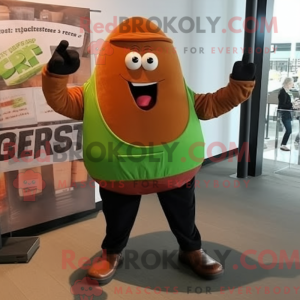 Rust Agurk maskot drakt...