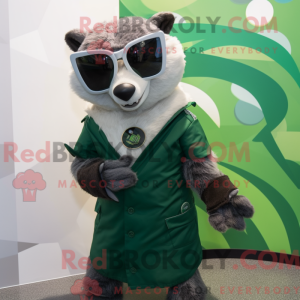 Figura de máscara de texugo...