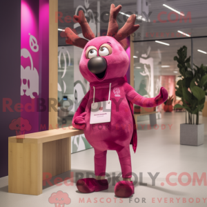 Personnage mascotte de cerf...