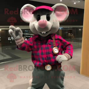 Magenta Mouse mascotte...