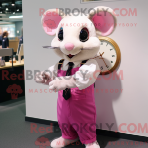 Rosa Dormus maskot kostyme...