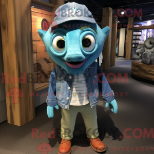 Costume mascotte de thon...