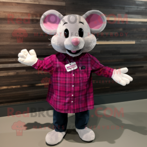 Magenta Mouse mascotte...