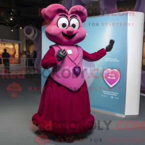 Magenta Heart máscara de...