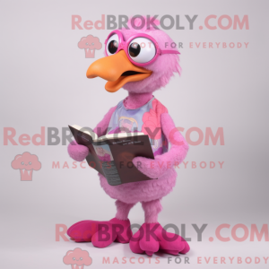Pink Dodo Bird maskot...