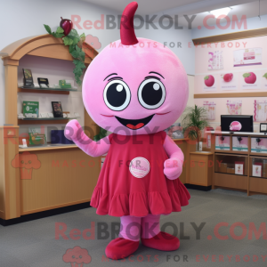Pink Cherry mascottekostuum...