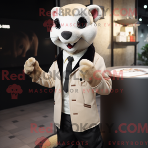 Maskotka Beige Weasel...