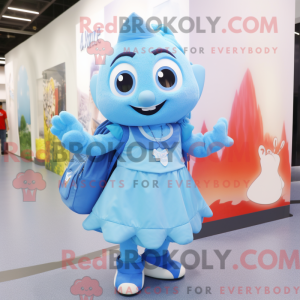 Disfraz de mascota Sky Blue...