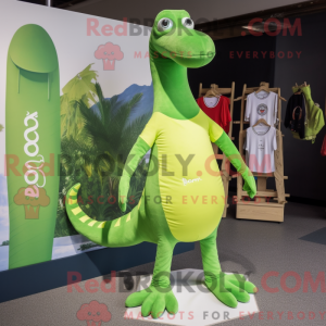 Limegrønn Diplodocus...