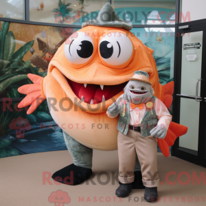 Peach Piranha maskot...