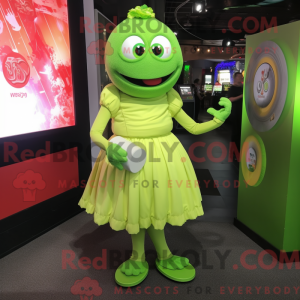 Limegrøn Pho maskot kostume...