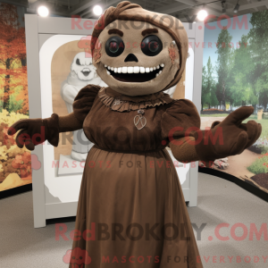 Disfraz de mascota de Brown...