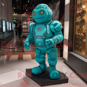 Turquoise Grenade mascot...