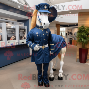 Navy Horse maskot...