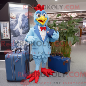 Sky Blue Roosters maskot...