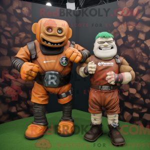 Maskotdraktfigura Rust...