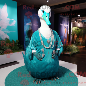 Disfraz de mascota Cisne...