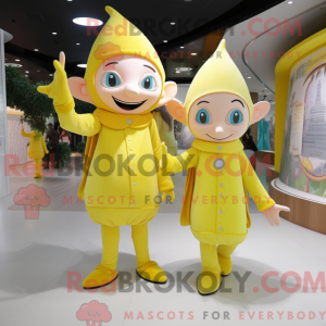 Lemon Yellow Elf mascot...