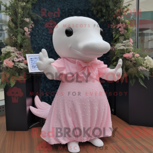 Roze bultrug mascotte...