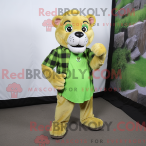 Lime Green Mountain Lion...