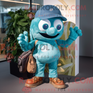 Turquoise Momentum mascot...